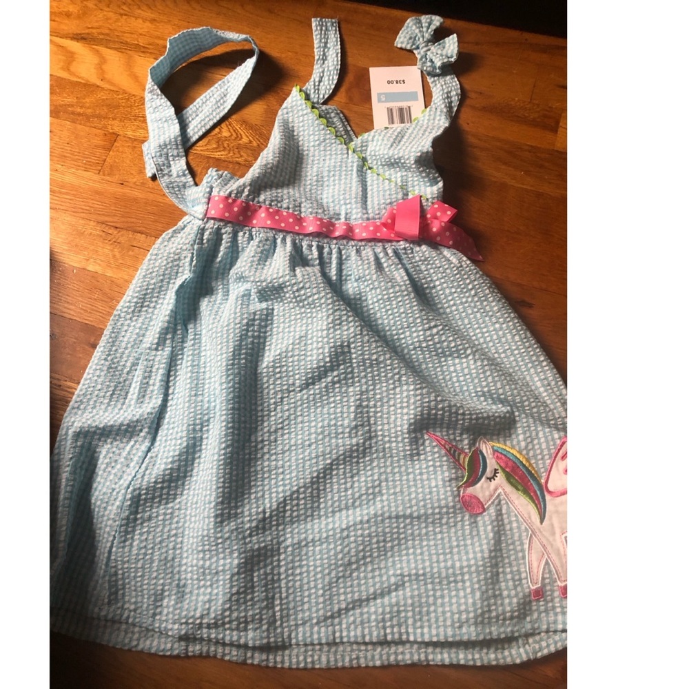 Girls Seersucker halter top